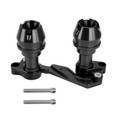 Crash Bobbins Protector Sliders Aluminum Black For Yamaha Nvx Aerox Nmax 15-19