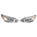 Ford Focus 2015-2018 Left+Right Projector Headlights Headlamps