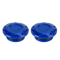 Frame Plugs Inserts Pair Blue For Yamaha MT-03 MT03 MT-25 MT25 YZF-R3 2015-2022