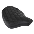 Front Raider Seat Driver Cushion Pu Diamond Black For Tr Bobber 17-22 2020 2021