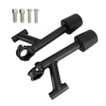 Aluminum Frame Crash Sliders Protection Black Fit For Rc390 Rc 390 2022-2023 blk