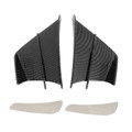 Winglet Wind Fin Aerodynamic Kit Spoiler Trim Cover For Motorcycle Universal CBN