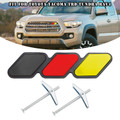 Tri-Color Grille Badge Emblem Car Accessories for Toyota Tacoma TRD Tundra RAV4 H