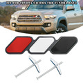 Tri-Color Grille Badge Emblem Car Accessories for Toyota Tacoma TRD Tundra RAV4 L