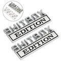 2pc Shitbox Edition Emblem Decal Badges Stickers For Ford Chevy Car Truck #B