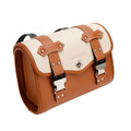 Color Matching Side Saddlebag Tool Bag Luggage Pouch Storage Brown For Motorbike