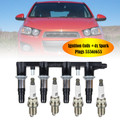 1x Ignition Coils +4x Spark Plugs 55561655 For Chevrolet Sonic 1.8L 2012-2018