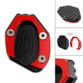 Kickstand Enlarge Plate Pad fit for speed twin 1200 19-21 thruxton 1200/R 16-19 Red