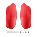 CNC Aluminum Red Mirror Block Off Plates For Suzuki GSXR1000 GSXR1000R 17-24