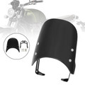 Windshield WindScreen fit for Scrambler 1200 XC XE 19-23 Street Twin 900 16-23 BLK