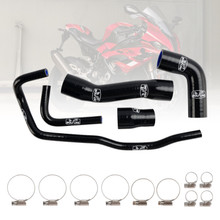 2019-2023 BMW S1000RR Silicone Radiator coolant Hose kit Black Generic ...
