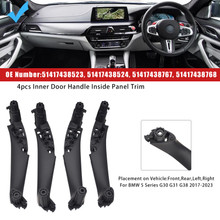 2017-2023 BMW 5 Series G30 G31 G38 4x Inner Door Handle Inside