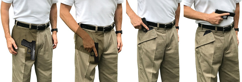 Top Three Ways to Eliminate Gun Printing in Pants Pockets