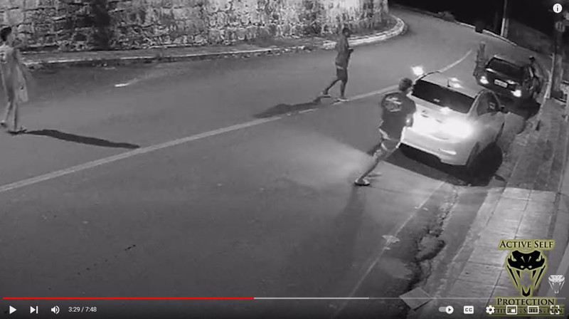 How to Survive Multiple Swarming Attackers and Shooting From Inside a Vehicle