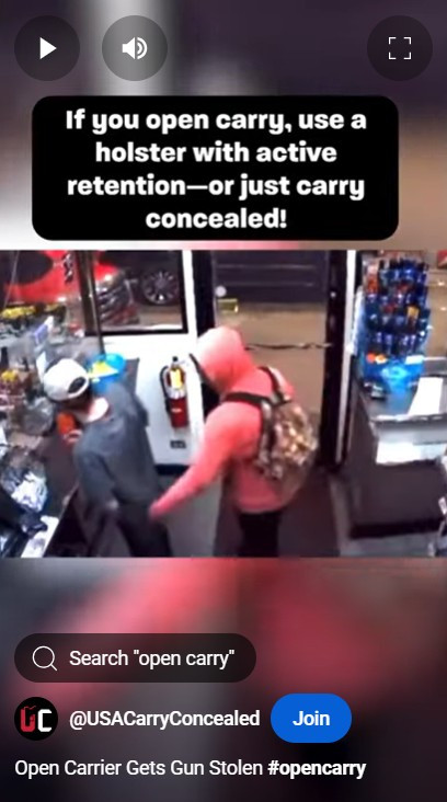 The Dangers of Open Carry