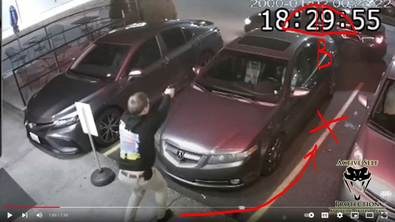 Stay Behind the Vehicle's B Pillar