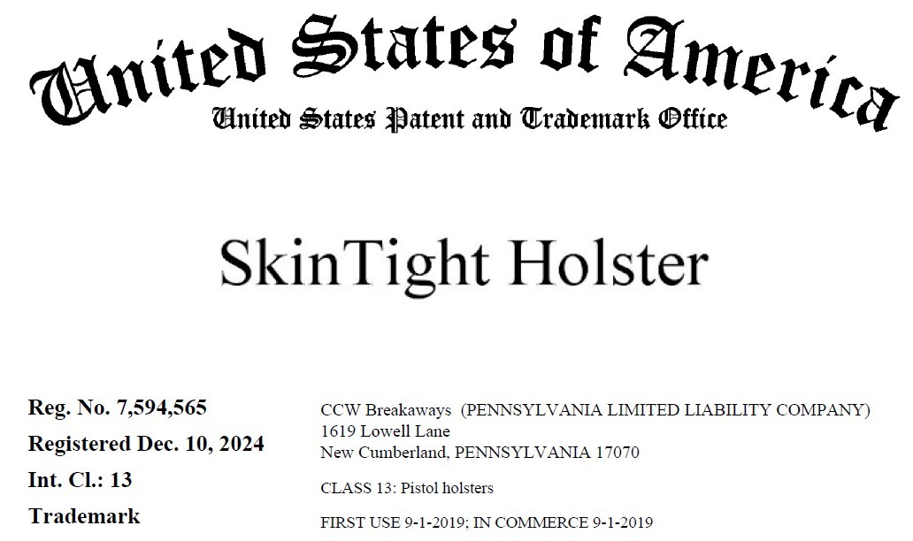 SkinTight Holster Trademark