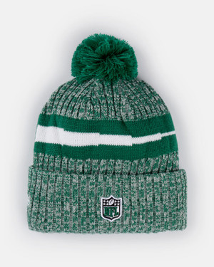 New Era Spurs New Era NFL New York Jets Bobble Knit Beanie 