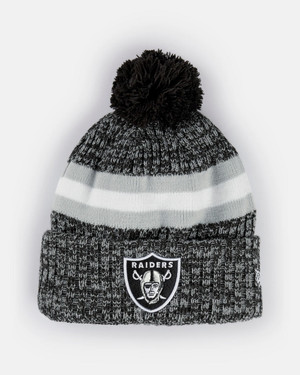 New Era Spurs New Era NFL Las Vegas Raiders Bobble Knit Beanie 