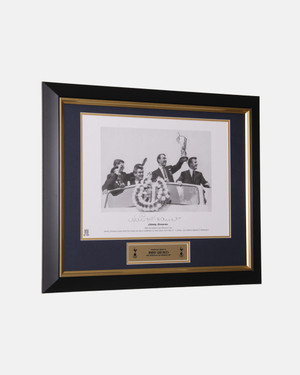  GREAVES 1963 EUROPEAN CUP SIGNED FRAMED PRINT 135512 