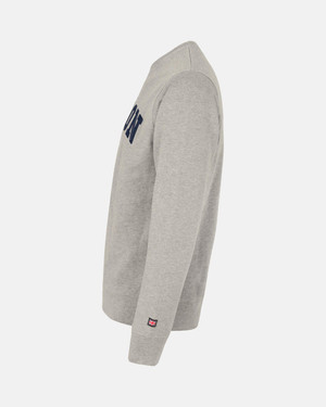 London Range Spurs Mens London Varsity Grey Marl Sweatshirt 