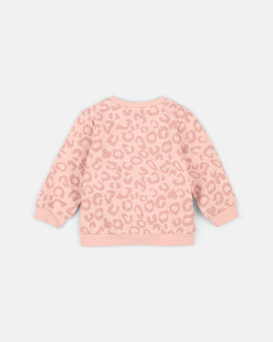 Spurs Baby Leopard Pink Print Sweatshirt 