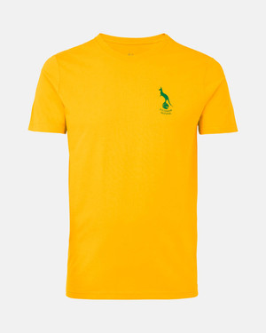  Spurs Kangaroo Print Yellow T-Shirt 