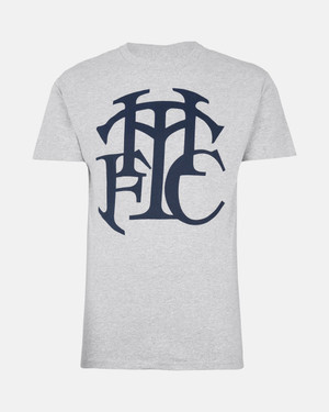  Spurs THFC Retro Crest Grey Tee 