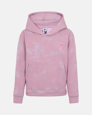 Spurs Kids Tie Dye Purple Hoodie