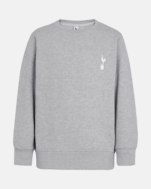 Spurs Kids Essential Grey Marl Sweat Top