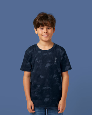 Spurs Kids Tie Dye Navy T-Shirt