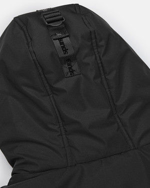 Spurs Mens Hooded Padded Black Jacket
