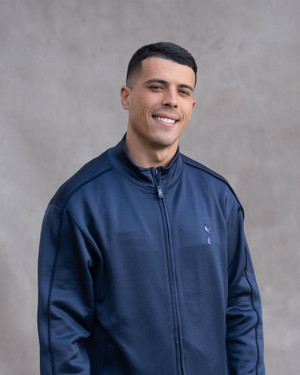 Spurs Mens Navy Tricot Zip Jacket