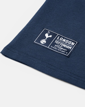 Spurs Mens London Varsity Navy T-Shirt
