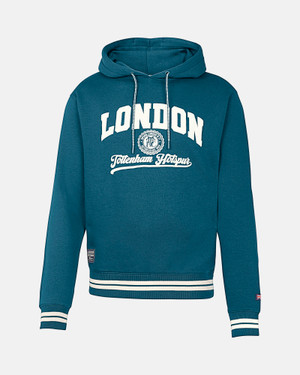 Spurs Mens London Green Varsity Hoodie