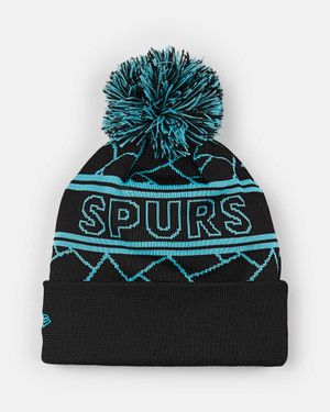 Spurs New Era Black Sports Beanie