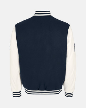 Spurs Adults Contrast Sleeve Varsity Jacket