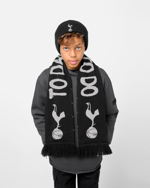 Spurs Kids Dare Graffiti Black Scarf
