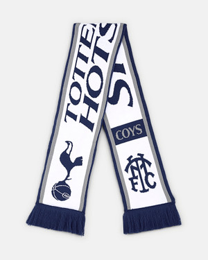 Spurs Kids THFC Navy And White Scarf