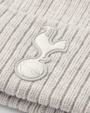 Spurs Womens Grey Marl Pom Beanie