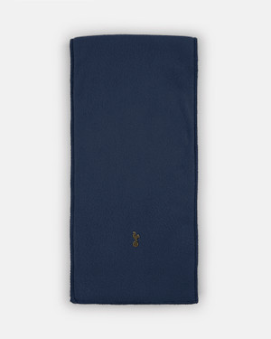 Spurs Mens Navy Fleece Hat And Scarf Set