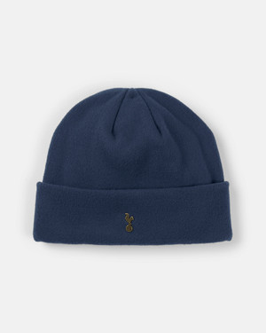 Spurs Mens Navy Fleece Hat And Scarf Set