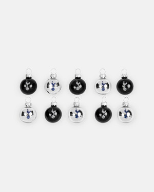 Spurs 10 Pack Boxed Mini Crest Baubles