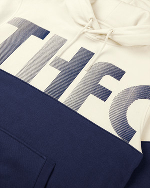 Spurs Mens Colour Block Navy THFC Hoodie