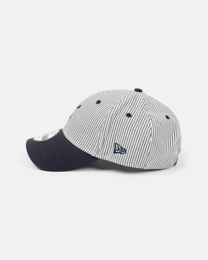 Spurs New Era Navy Contrast Pinstripe 9FORTY Cap