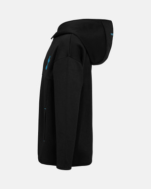 Spurs Kids Black Colour Pop Zip Through Hoodie