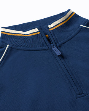 Spurs Heritage 1/4 Zip Navy Sweatshirt