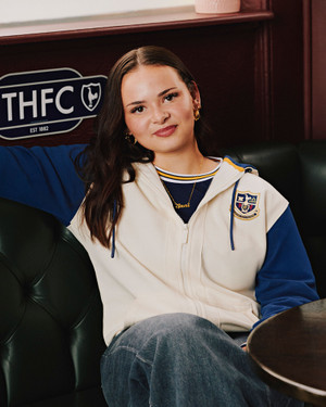 Spurs Heritage Crest Cream Zip Hoodie