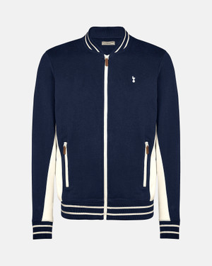 Spurs Mens Navy Contrast Panel Jacket