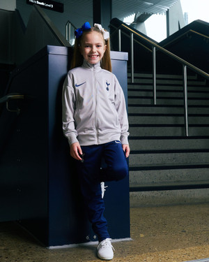 Spurs Nike Youth Grey And Navy Travel Tracksuit 2025/26